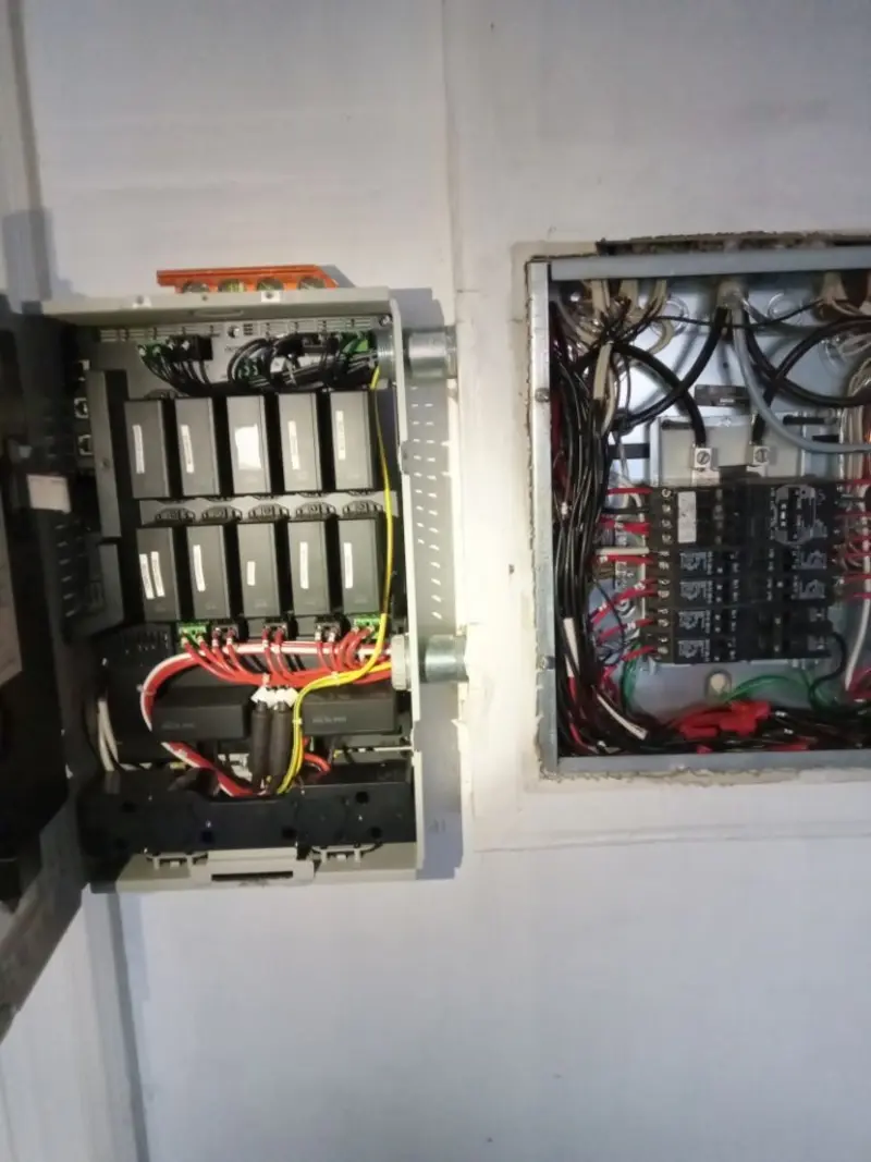 Electrical panel upgrade completed for Indoor Lighting Installation in Rose Hill